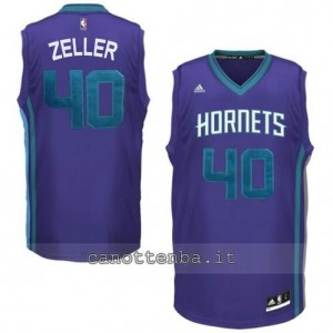 Canotta cody zeller #9 charlotte hornets revolution 30 porpora