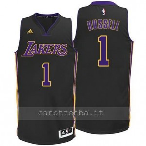 Canotta d'angelo russell #1 los angeles lakers 2014-2015 nero