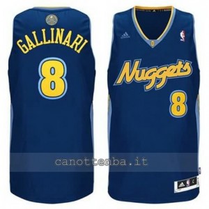 Canotta danilo gallinar #8 denver nuggets revolution 30 blu