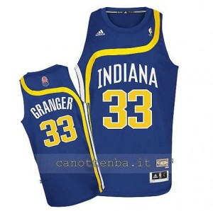 Canotta danny granger #33 indiana pacers retro blu