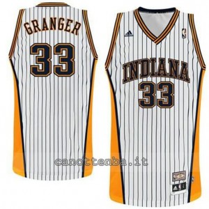 Canotta danny granger #33 indiana pacers striscia bianca