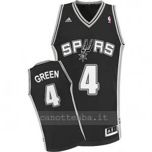 Canotta danny green #4 san antonio spurs revolution 30 nero