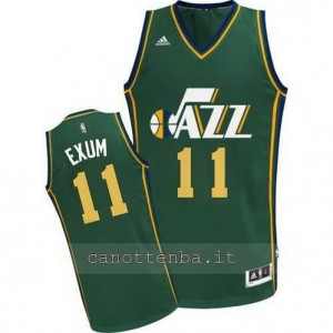 Canotta dante exum #11 utah jazz 2014-2015 verde