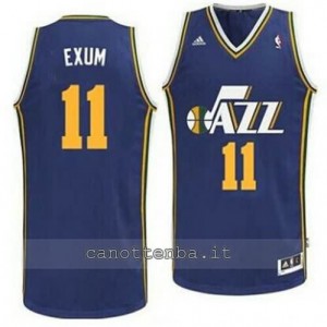 Canotta dante exum #11 utah jazz revolution 30 blu