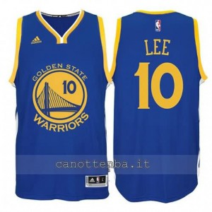 Canotta david lee #10 golden state warriors 2014-2015 blu