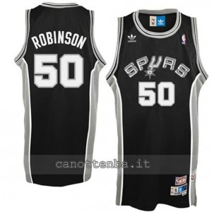 Canotta david robinson #50 san antonio spurs nero