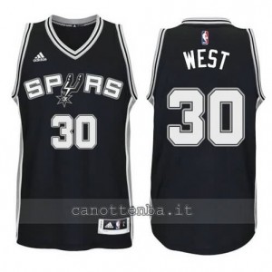 Canotta david west #30 san antonio spurs 2014-2015 nero