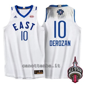 Canotta demar DeRozan #10 nba all star 2016 bianca