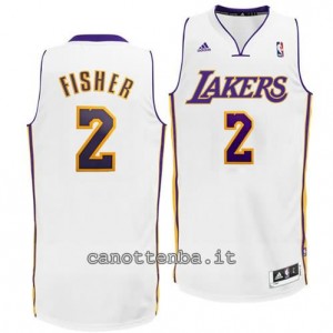 Canotta derek fisher #2 los angeles lakers revolution 30 bianca