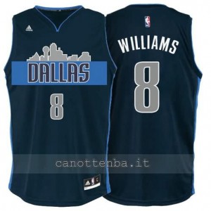 Canotta deron williams #8 dallas mavericks navy blu