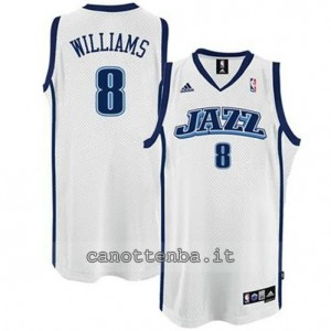 Canotta deron williams #8 utah jazz soul bianca