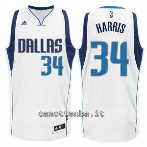 Canotta devin harris #34 dallas mavericks swingman bianca