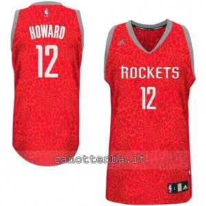 Canotta dwight howard #12 houston rockets leopard