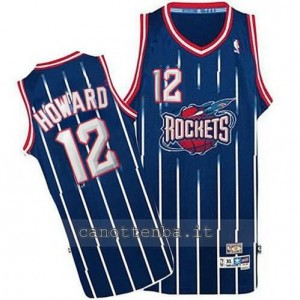 Canotta dwight howard #12 houston rockets retro blu
