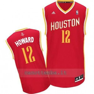 Canotta dwight howard #12 houston rockets revolution 30 rosso