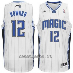 Canotta dwight howard #12 orlando magic revolution 30 bianca