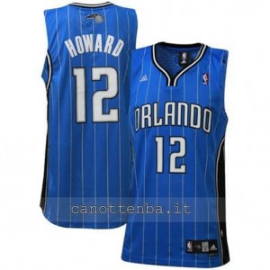 Canotta dwight howard #12 orlando magic revolution 30 blu