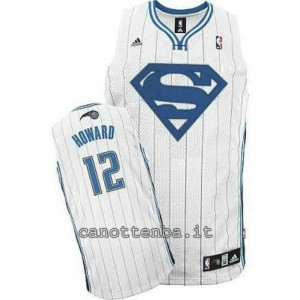 Canotta dwight howard #12 orlando magic superuomo bianca