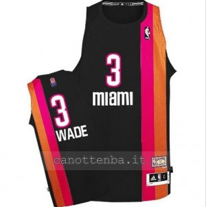 Canotta dwyane wade #3 miami heat floridian nero