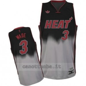 Canotta dwyane wade #3 miami heat moda fadeaway