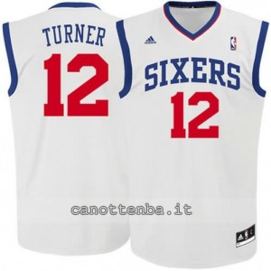 Canotta evan turner #12 philadelphia 76ers revolution 30 bianca