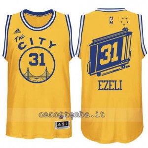 Canotta festus ezeli #31 golden state warriors classico giallo