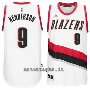 Canotta gerald henderson #9 portland trail blazers 2014-2015 bianca