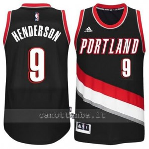 Canotta gerald henderson #9 portland trail blazers 2014-2015 nero