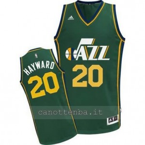 Canotta gordon hayward #20 utah jazz 2014-2015 verde