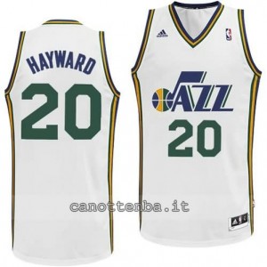 Canotta gordon hayward #20 utah jazz revolution 30 bianca