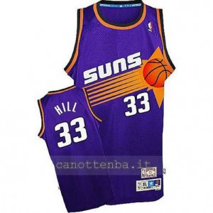 Canotta grant hill #33 phoenix suns classico porpora