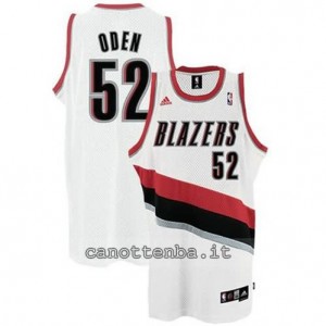 Canotta greg oden #52 portland trail blazers bianca