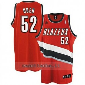 Canotta greg oden #52 portland trail blazers revolution 30 rosso