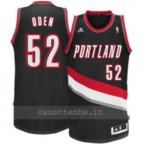 Canotta greg oden #52 portland trail blazers revolution 30 nero