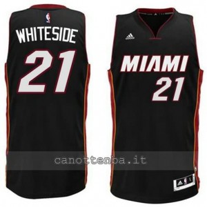 Canotta hassan whiteside #21 miami heat 2014-2015 nero