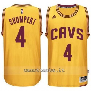 Canotta iman shumpert #4 cleveland cavaliers 2014-2015 giallo