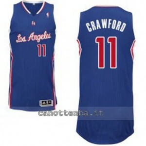 Canotta jamal crawford #11 los angeles clippers revolution 30 blu
