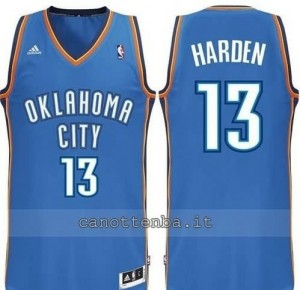 Canotta james harden #13 oklahoma city thunder revolution 30 blu