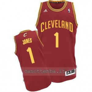 Canotta james jones #1 cleveland cavaliers revolution 30 rosso