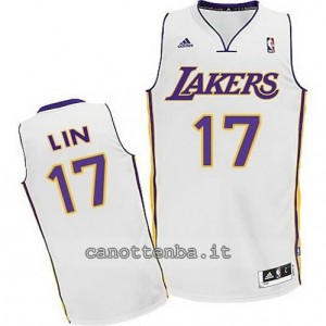 Canotta jeremy lin #17 los angeles lakers revolution 30 bianca