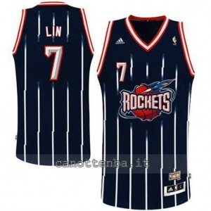 Canotta jeremy lin #7 houston rockets classico blu