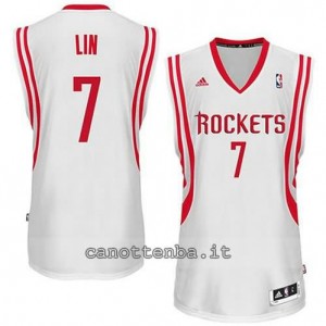 Canotta jeremy lin #7 houston rockets revolution 30 bianca