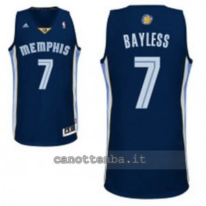 Canotta jerryd bayless #7 memphis grizzlies revolution 30 blu