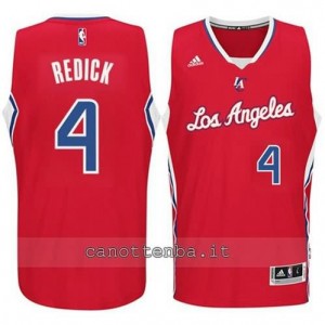 Canotta jj redick #4 los angeles clippers 2014-2015 rosso