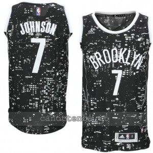 Canotta joe johnson #7 brooklyn nets lights nero