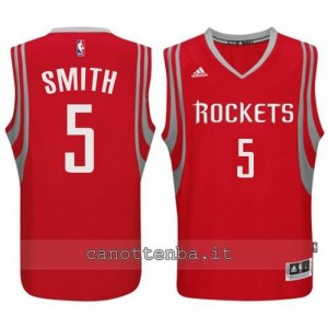 Canotta josh smith #5 houston rockets 2014-2015 rosso