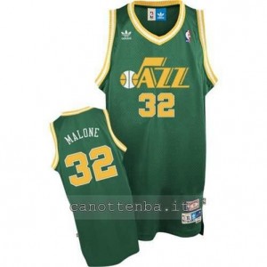 Canotta karl malone #32 utah jazz soul verde