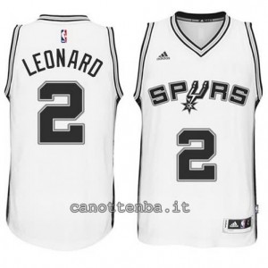 Canotta kawhi leonard #2 san antonio spurs 2014-2015 bianca