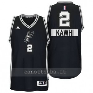 Canotta kawhi leonard #2 san antonio spurs natale 2014 nero