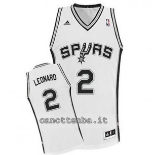 Canotta kawhi leonard #2 san antonio spurs revolution 30 bianca